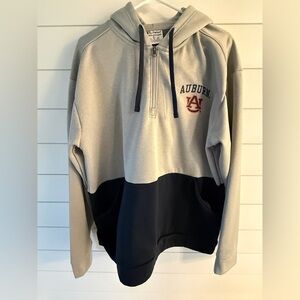 Auburn University Gray and Navy Hoodie Size XL